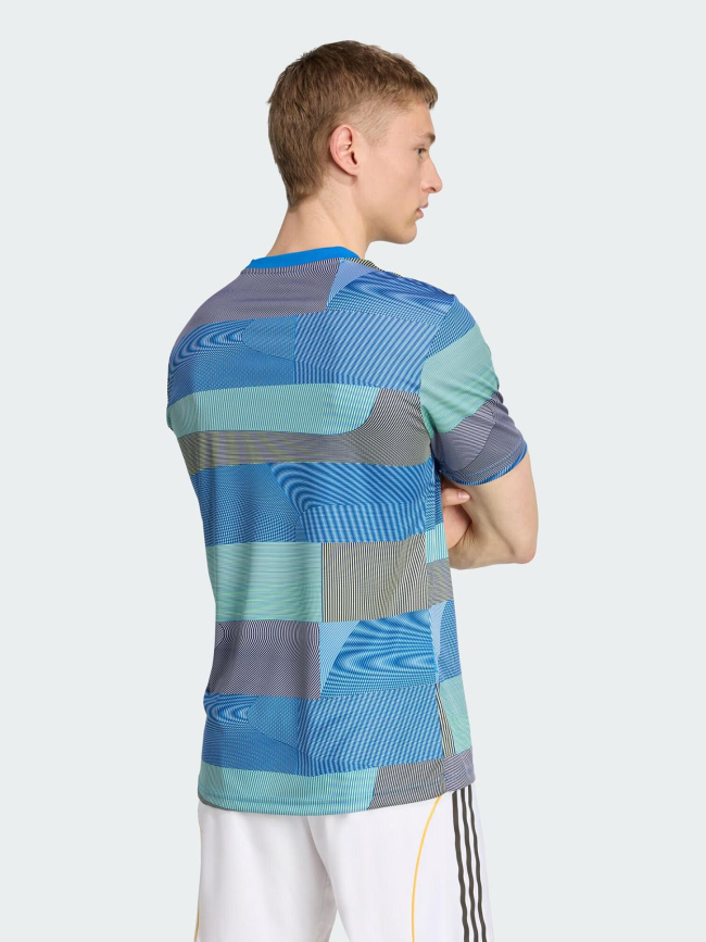 Maillot d'échauffement real madrid 25 bleu - Adidas