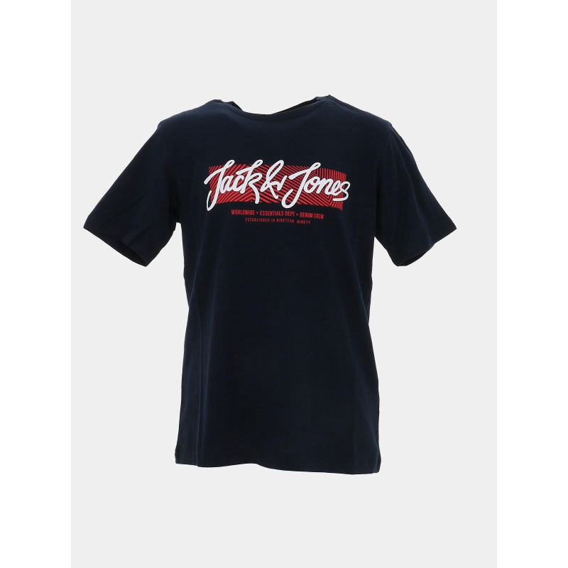 T-shirt urban bleu marine garçon - Jack & Jones