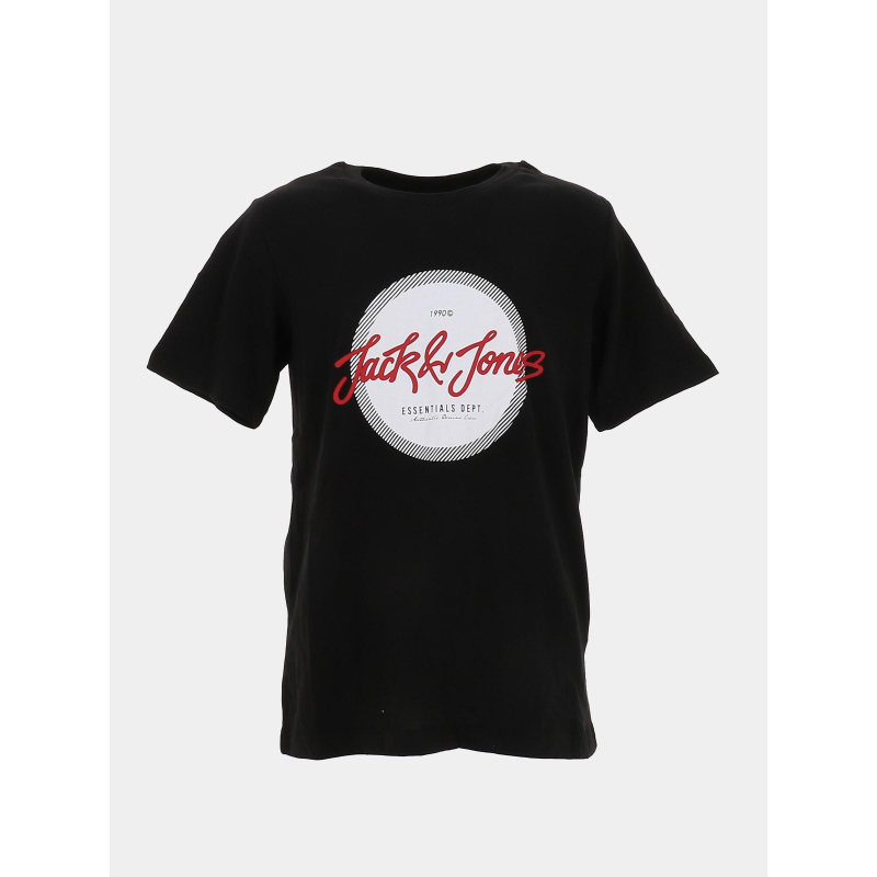 T-shirt urban noir garçon - Jack & Jones