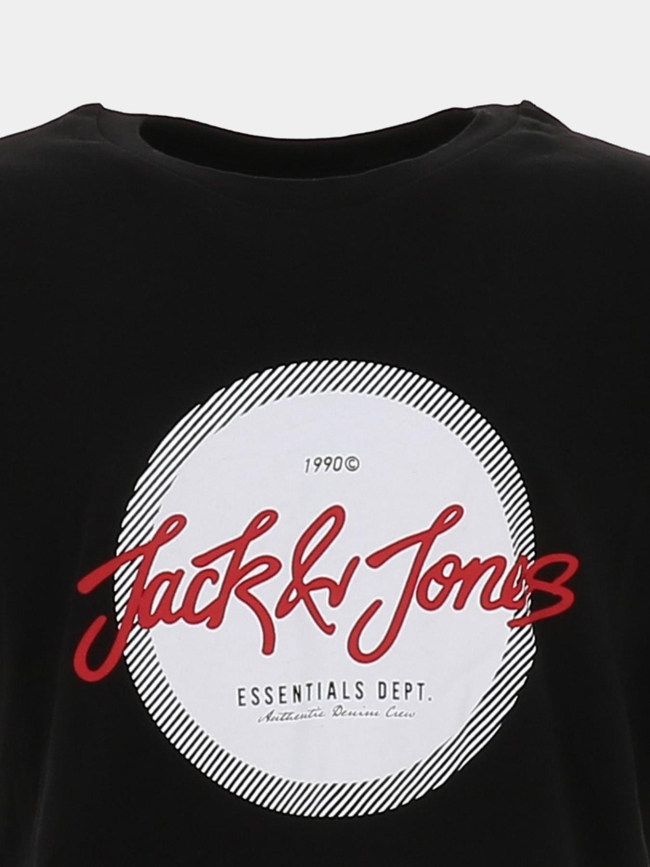 T-shirt urban noir garçon - Jack & Jones