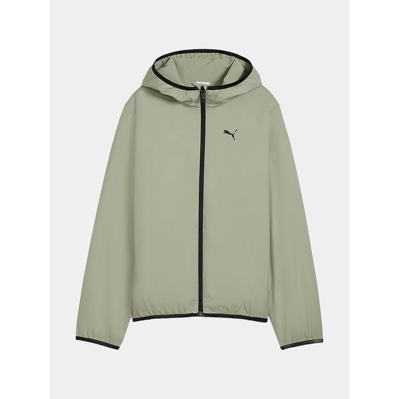 Veste coupe-vent polaire lined windbre vert enfant - Puma
