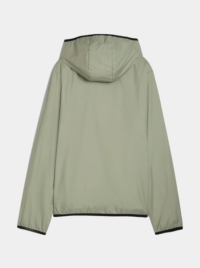 Veste coupe-vent polaire lined windbre vert enfant - Puma