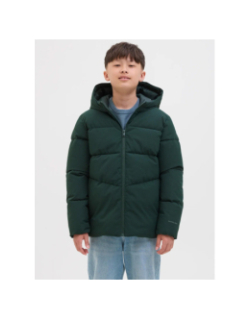 Doudoune global vert garçon - Jack & Jones