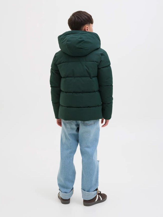 Doudoune global vert garçon - Jack & Jones