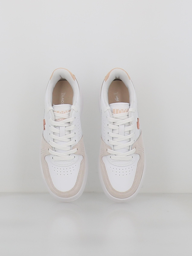 Baskets bi-matière l001 blanc femme - Lacoste