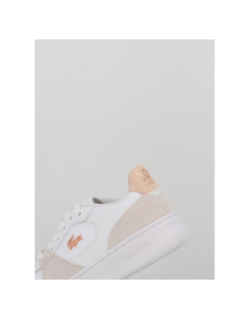 Baskets bi-matière l001 blanc femme - Lacoste
