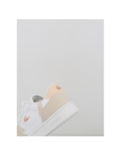 Baskets t-clip set 224 blanc beige enfant - Lacoste