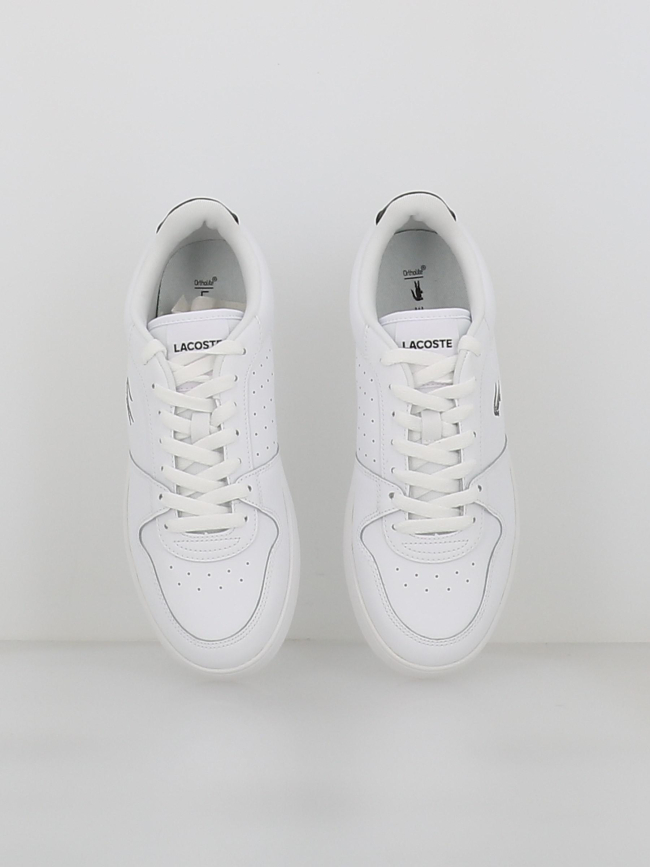 Baskets court ace 225 blanc noir homme - Lacoste