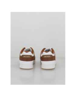 Baskets court cage 225 marron blanc homme - Lacoste