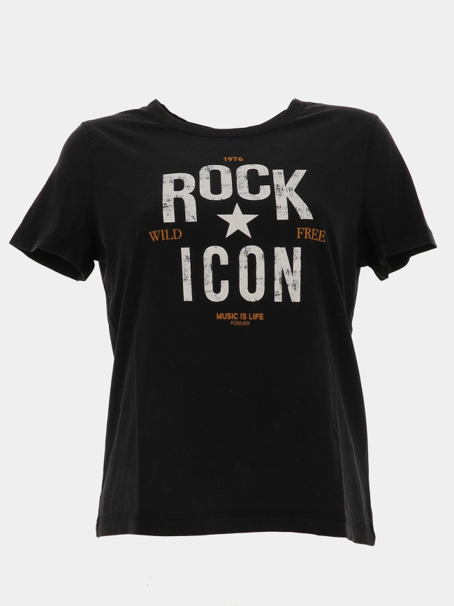 T-shirt gisla noir femme - Vero Moda