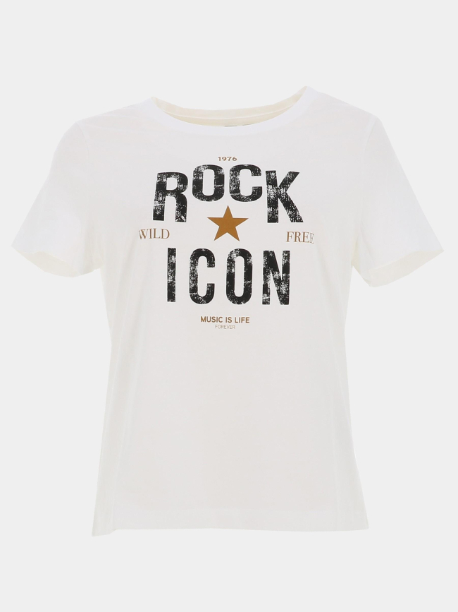 T-shirt gisla blanc femme - Vero Moda