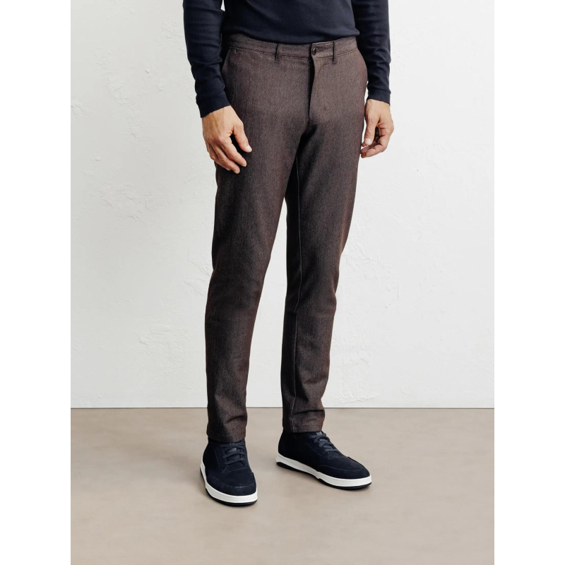 Pantalon chino perry marron homme - Izac