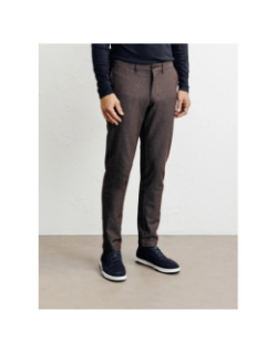 Pantalon chino perry marron homme - Izac