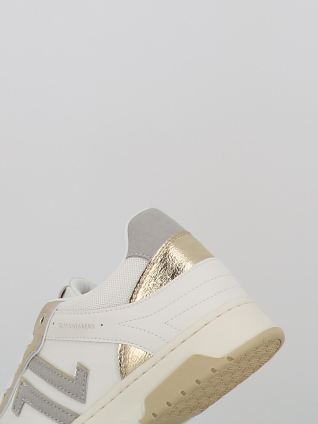 Baskets cl94 blanc doré femme - CL11
