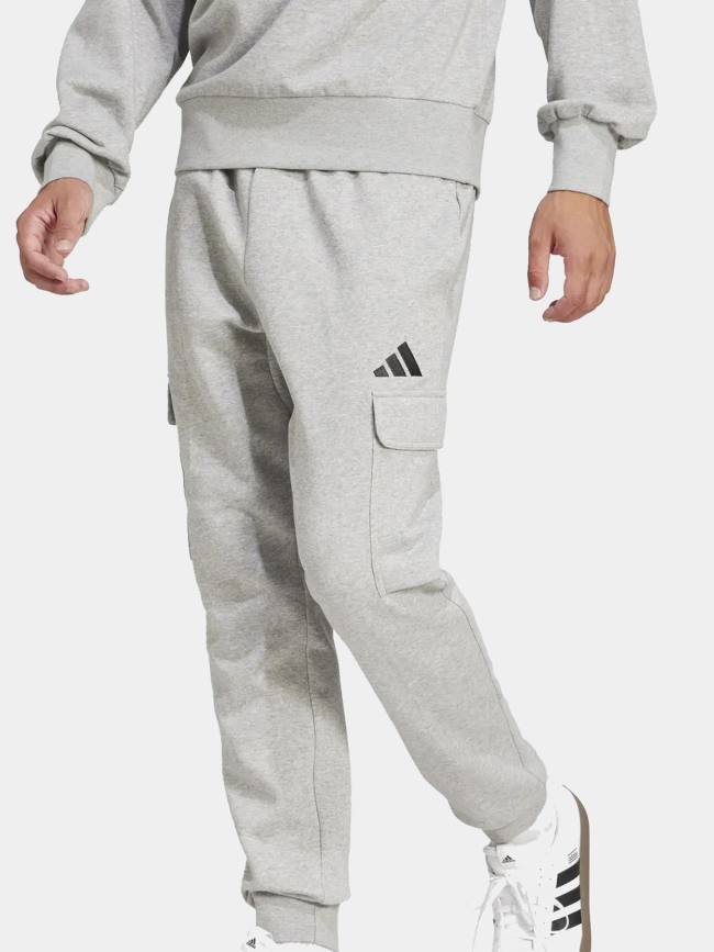 Jogging feelcozy chiné gris homme - Adidas