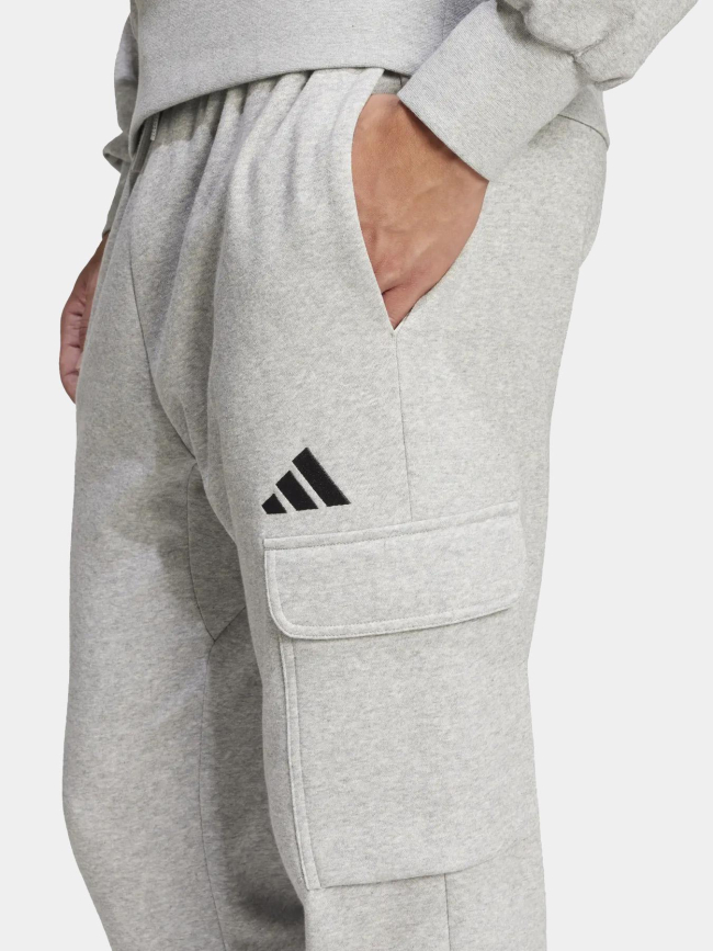Jogging feelcozy chiné gris homme - Adidas
