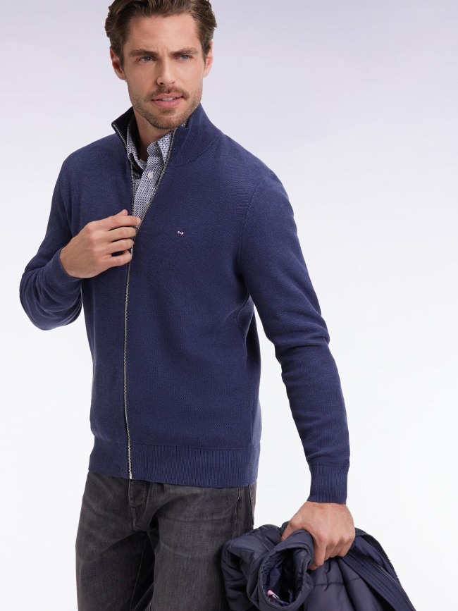 Gilet zippé honey kurilen bleu homme - Eden Park