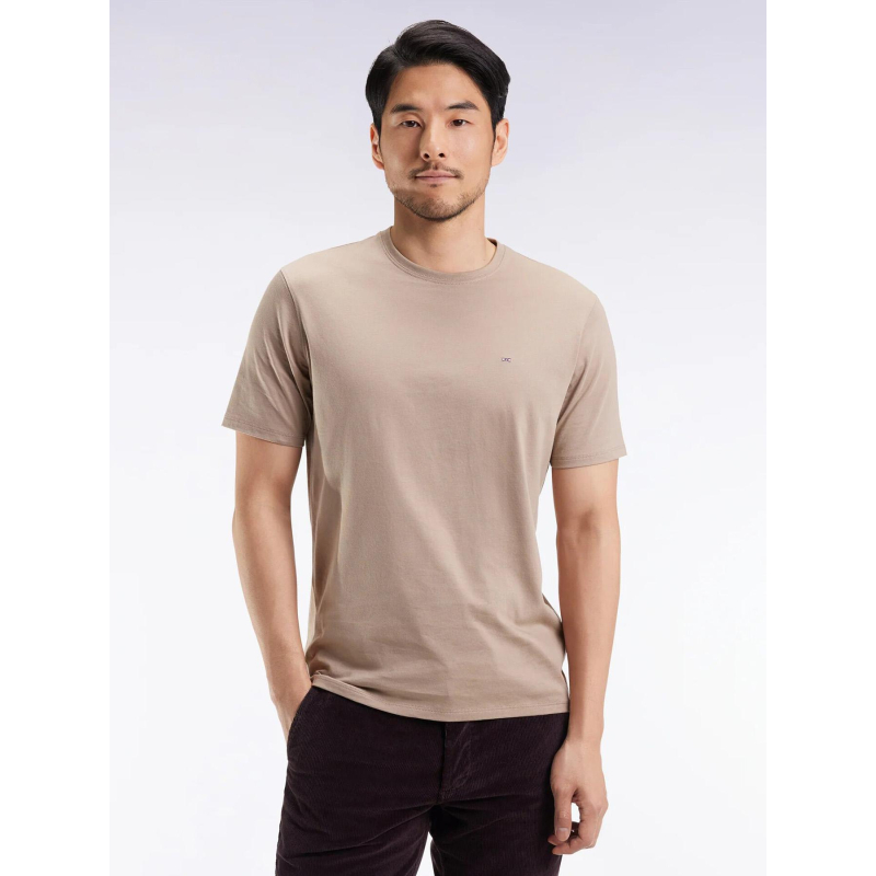 T-shirt uni logo beaver beige homme - Eden Park