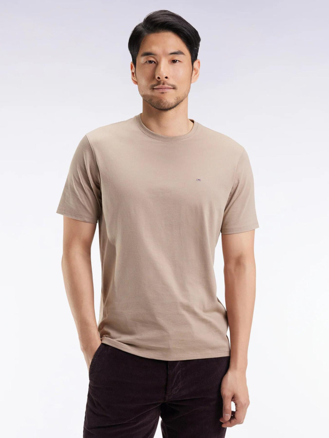T-shirt uni logo beaver beige homme - Eden Park