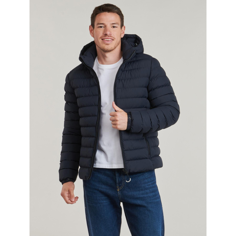 Doudoune à capuche fuji bleu marine homme - Superdry