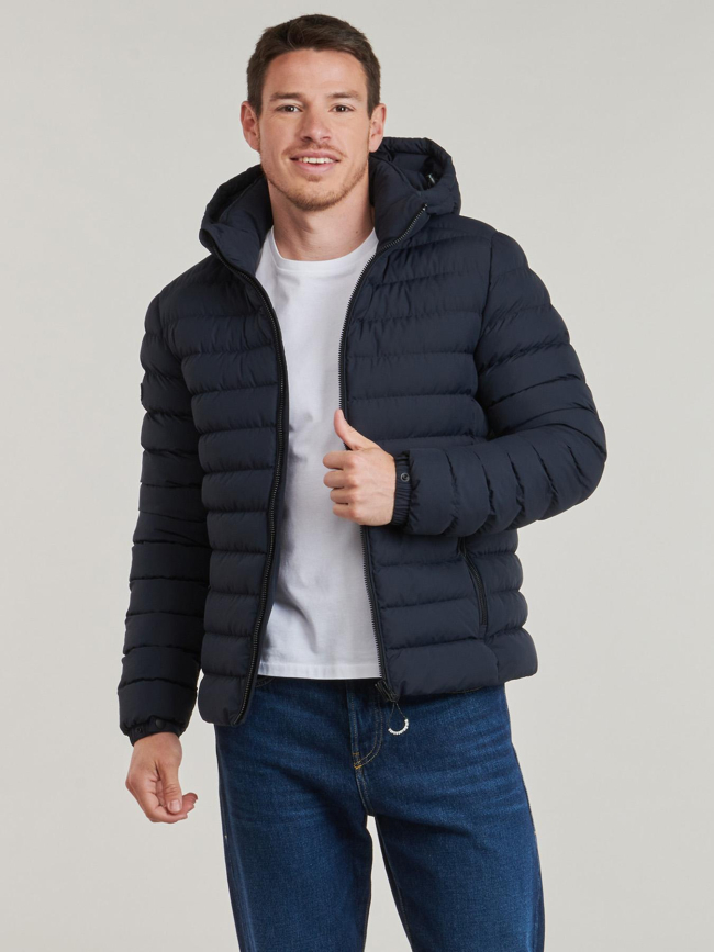 Doudoune à capuche fuji bleu marine homme - Superdry