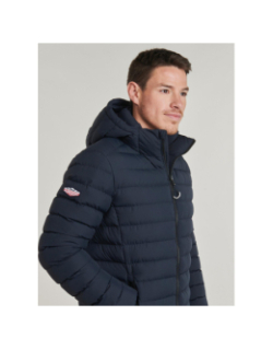 Doudoune à capuche fuji bleu marine homme - Superdry