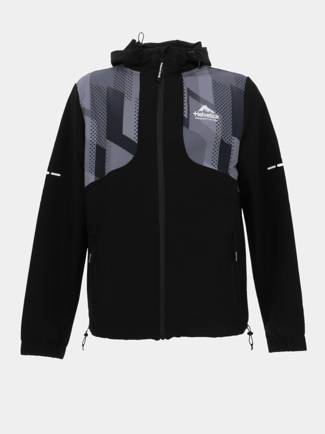 Veste à capuche denis gris homme - Helvetica