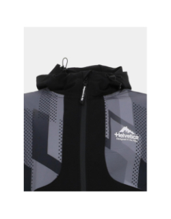 Veste à capuche denis gris homme - Helvetica