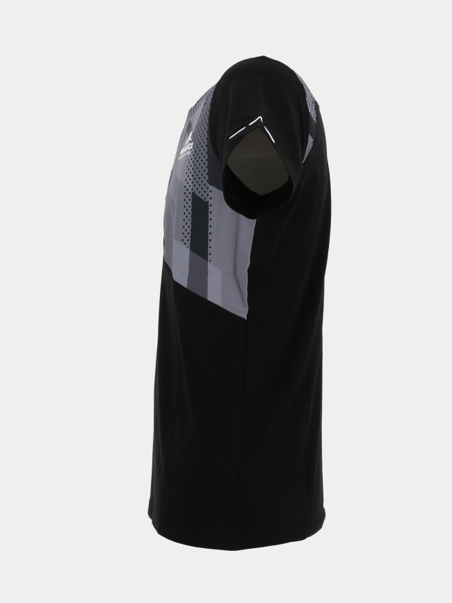 T-shirt denis noir gris homme - Helvetica