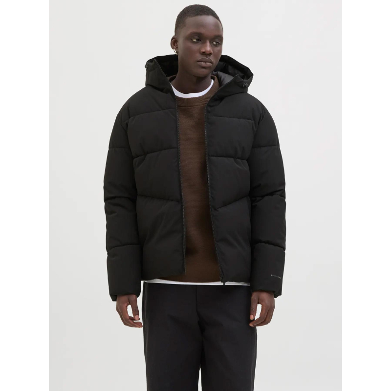 Doudoune global puffer noir homme - Jack & Jones