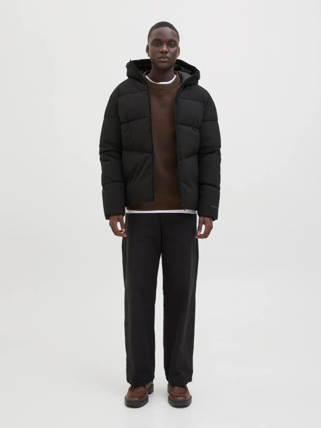 Doudoune global puffer noir homme - Jack & Jones