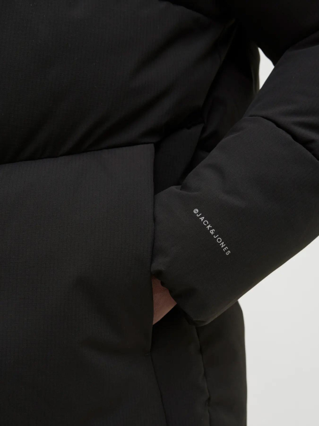 Doudoune global puffer noir homme - Jack & Jones