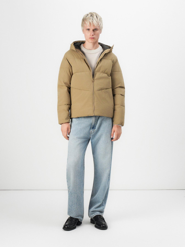 Doudoune global beige homme - Jack & Jones