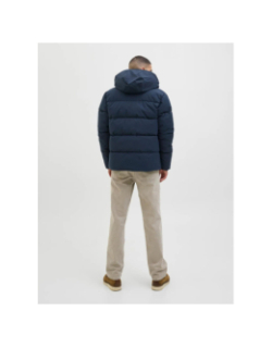 Doudoune global puffer bleu marine homme - Jack & Jones