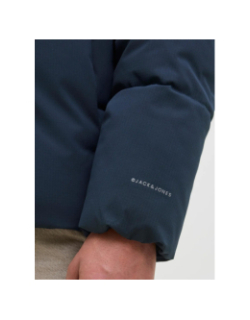 Doudoune global puffer bleu marine homme - Jack & Jones