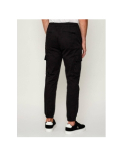 Pantalon cargo skinny twill noir homme - Calvin Klein Jeans