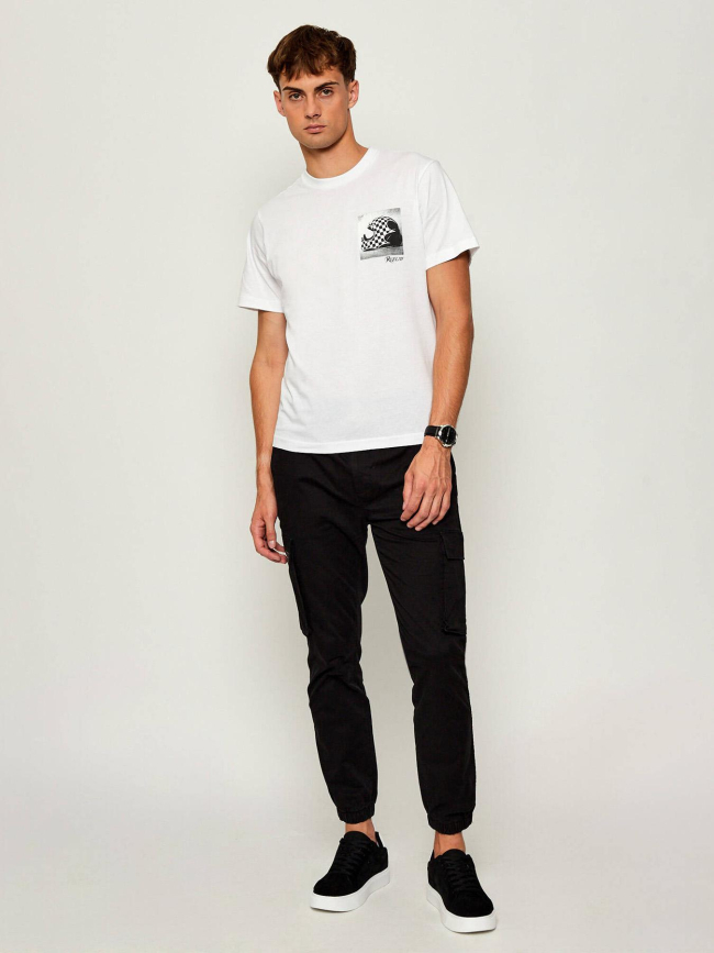 Pantalon cargo skinny twill noir homme - Calvin Klein Jeans