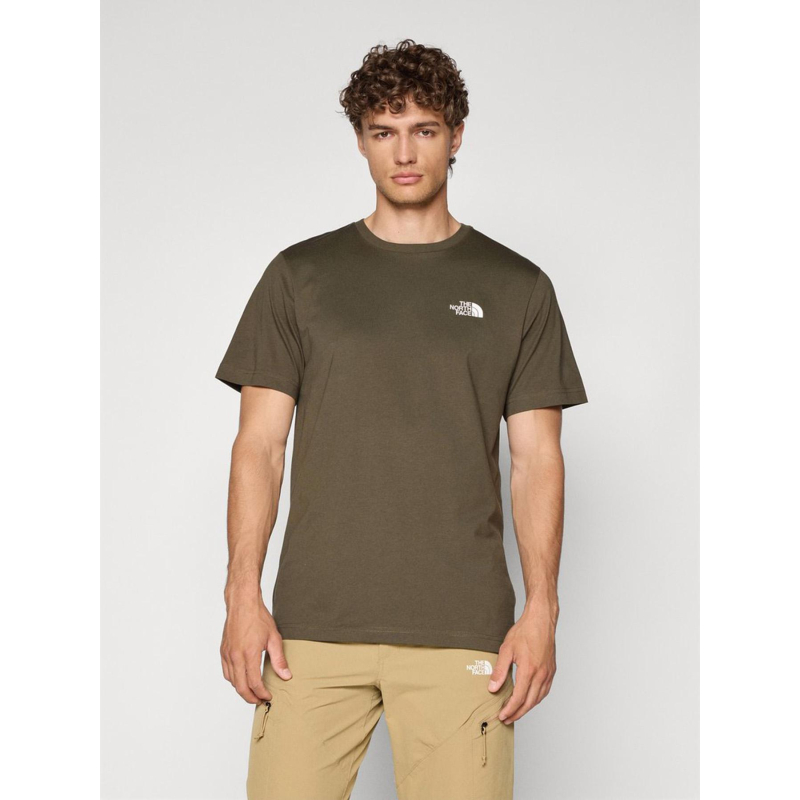 T-shirt simple dome kaki homme - The North Face