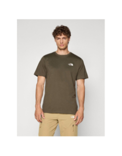T-shirt simple dome kaki homme - The North Face