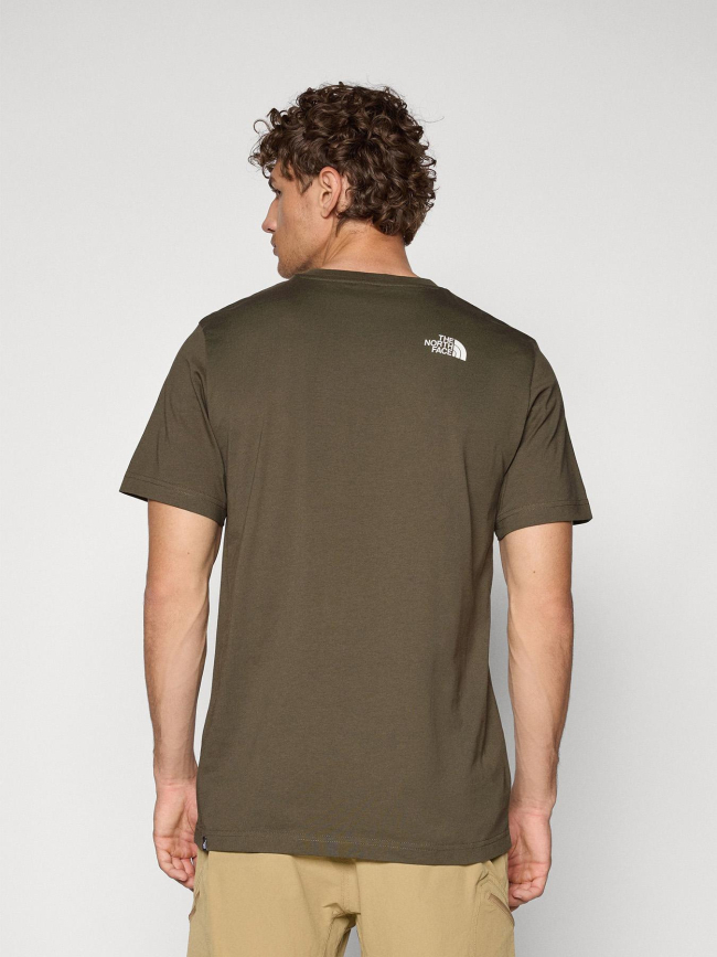 T-shirt simple dome kaki homme - The North Face