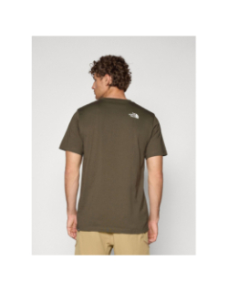 T-shirt simple dome kaki homme - The North Face
