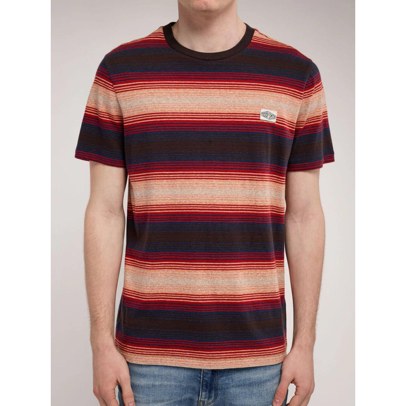 T-shirt rayé corey multicolore homme - Teddy Smith