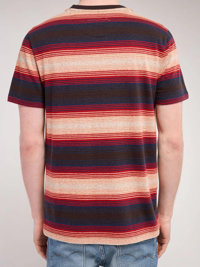 T-shirt rayé corey multicolore homme - Teddy Smith