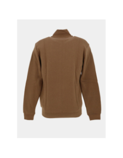 Sweat zippé narkus noisette marron homme - Teddy Smith