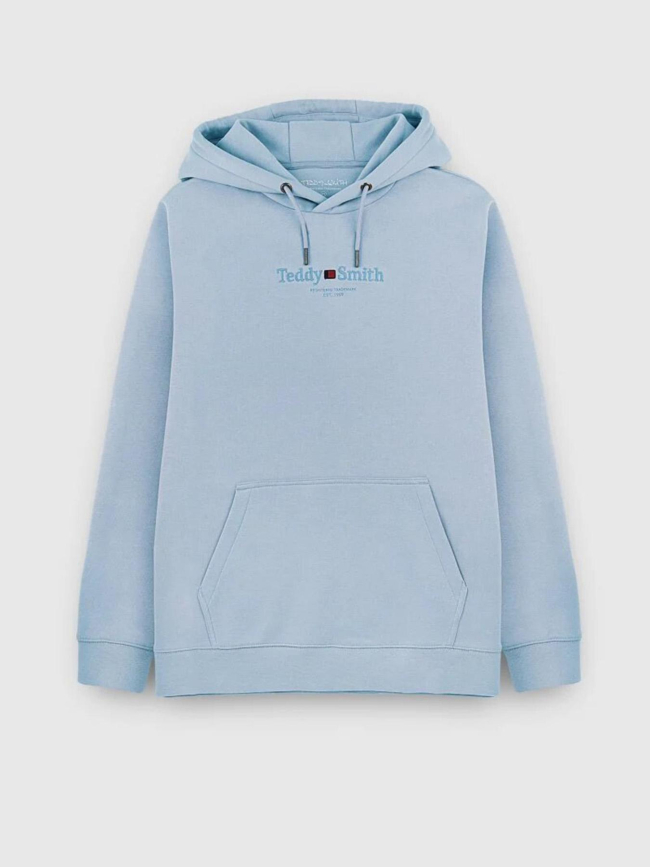 Sweat à capuche jim bleu homme - Teddy Smith