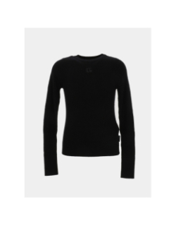Pull côtelé stefygi noir fille - Le Temps Des Cerises