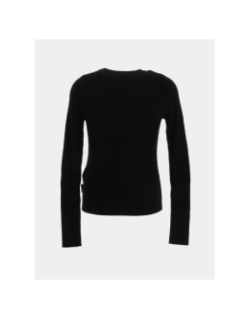 Pull côtelé stefygi noir fille - Le Temps Des Cerises