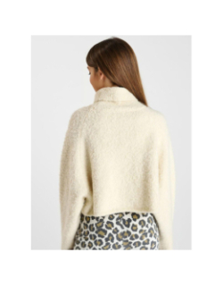 Pull col roulé odragi ice cream blanc fille - Le Temps Des Cerises