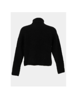 Pull col roulé odragi noir fille - Le Temps Des Cerises