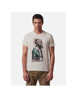 T-shirt hipster beige homme - Deeluxe